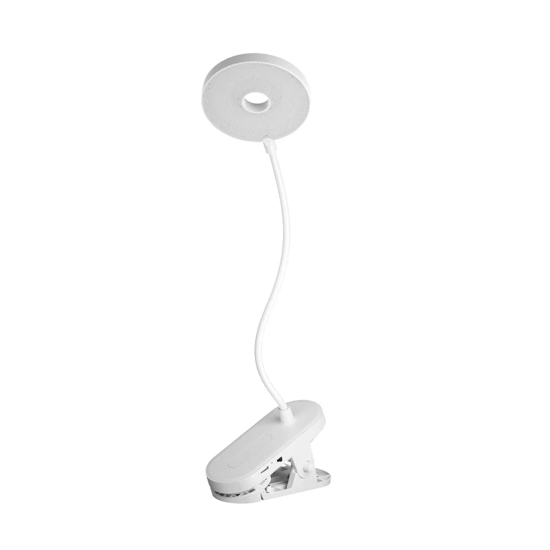 Flexible LED Reading Desk Lamp – USB Rechargeable 3-Level Touch