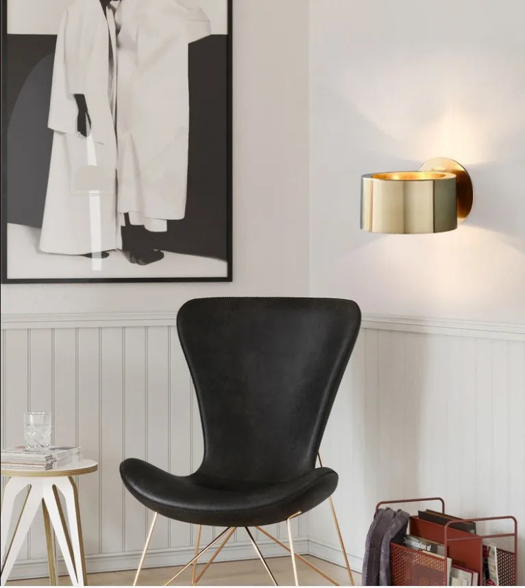 Nordic Gold LED Wall Lamp – E27 Warm White