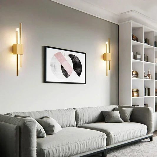 Nordic LED Wall Lamp – Black, Gold or White 6W
