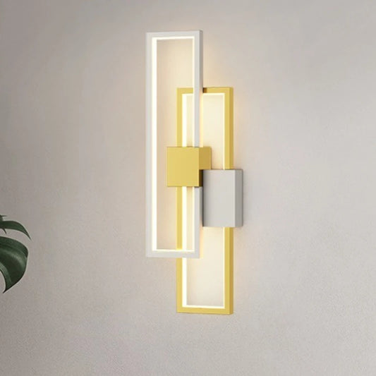 Modern LED Wall Lamp – Black, Gold or White