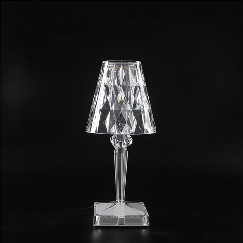 Diamond LED Night Light – USB Rechargeable Touch Acrylic Lamp