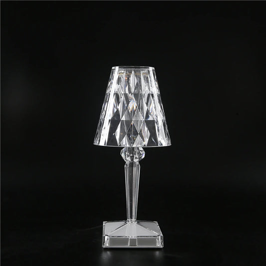 Diamond LED Night Light – USB Rechargeable Touch Acrylic Lamp
