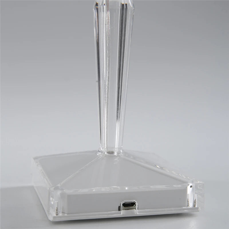 Diamond LED Night Light – USB Rechargeable Touch Acrylic Lamp