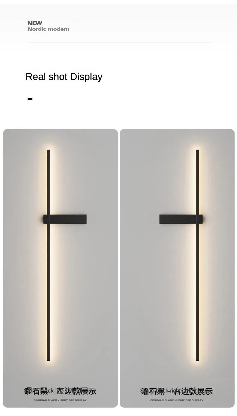Dimmable LED Strip Wall Lamp – TV Background