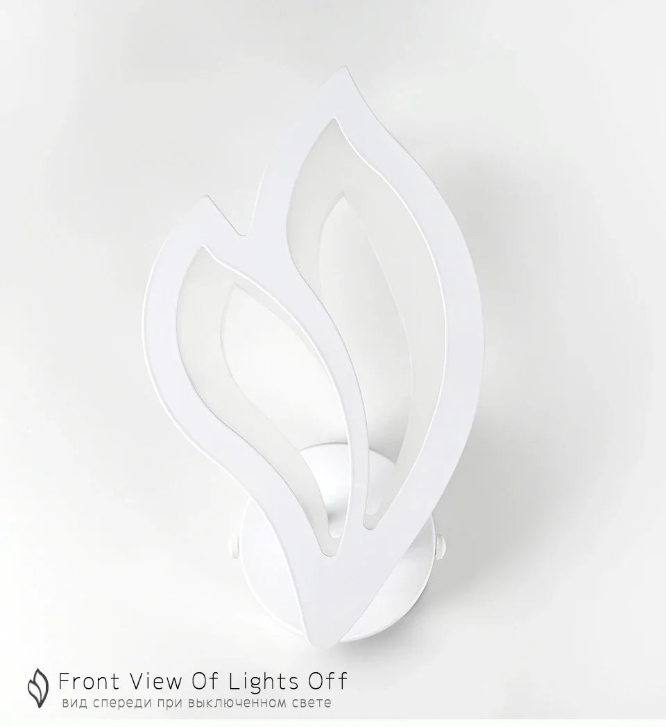 Modern LED Wall Lamp – Touch Switch White