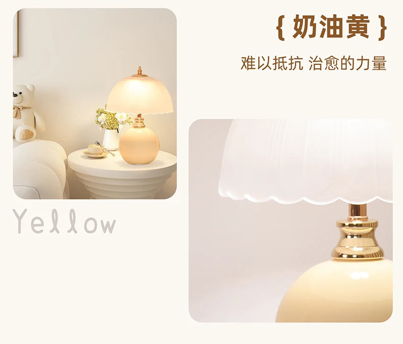 Wireless LED Filament Night Lamp – Rechargeable 3-Level Cordless