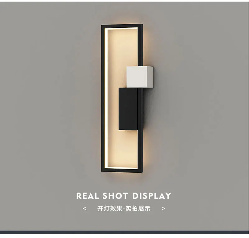 Modern LED Wall Lamp – Black, Gold or White