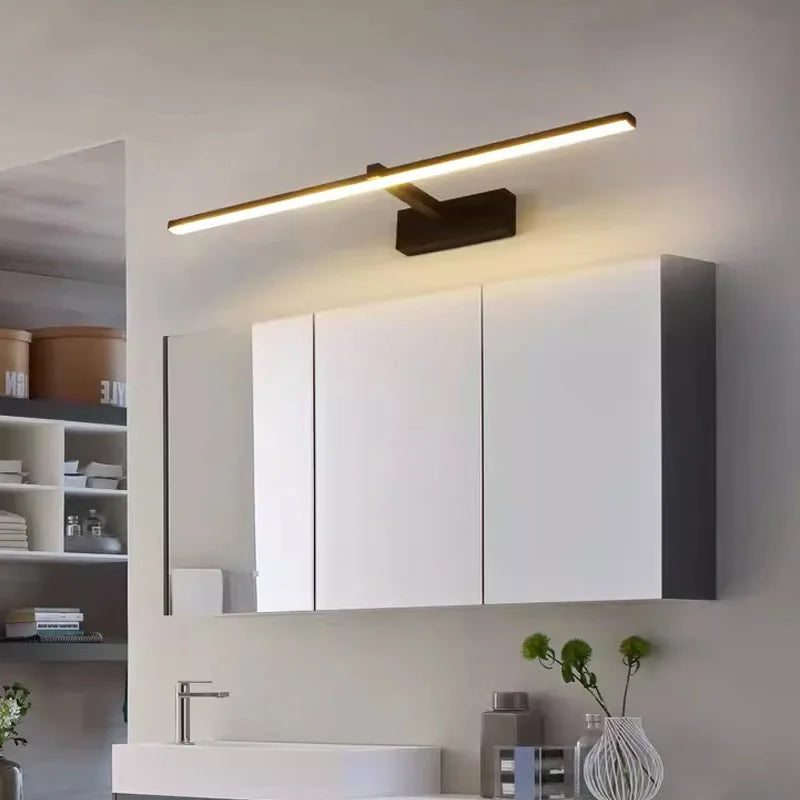 LED Bathroom Vanity Lamp – Touch Switch Black White