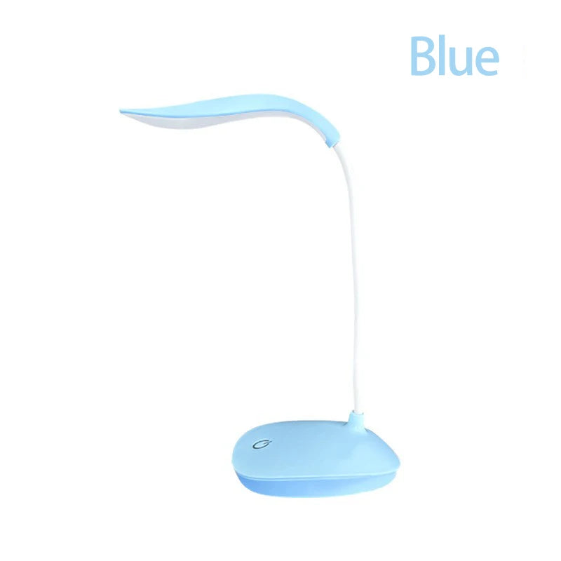 Flexible LED Reading Desk Lamp – USB Rechargeable 3-Level Touch