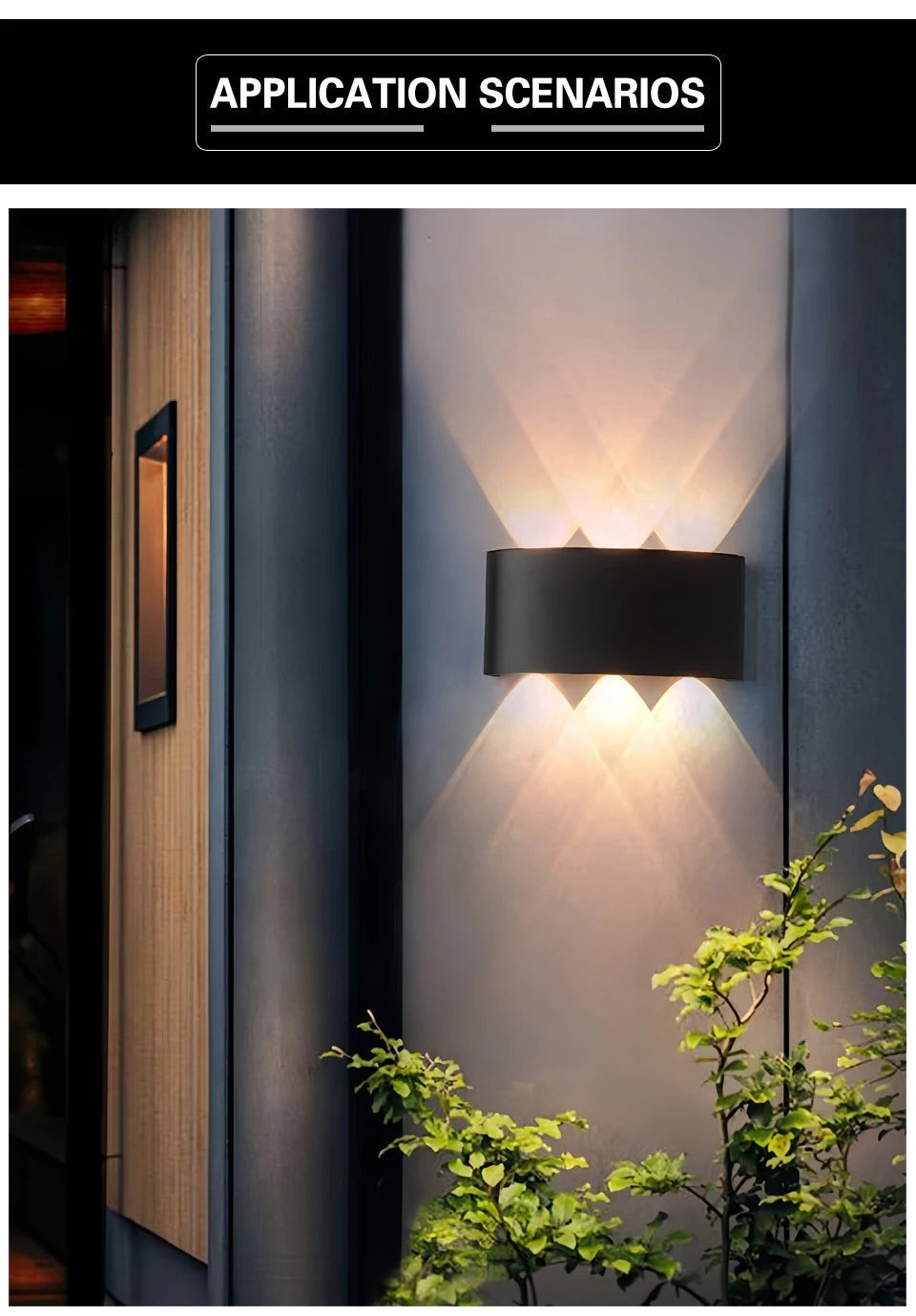 LED Outdoor Wall Lamp Up Down – Garden & Porch