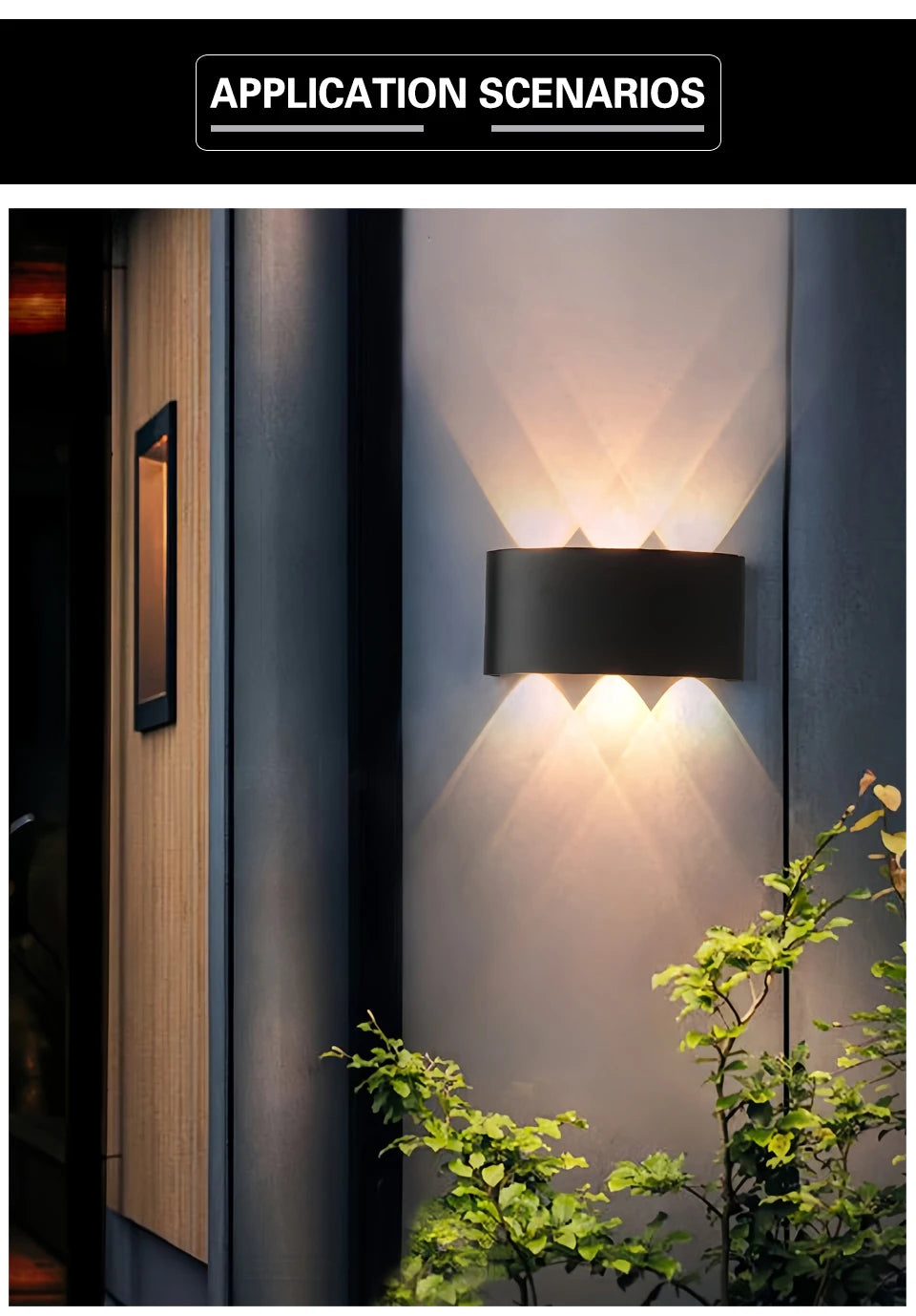 LED Outdoor Wall Lamp Up Down – Garden & Porch
