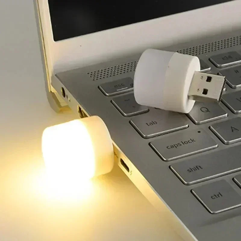 Mini USB LED Reading Light – Warm & Cool White Portable Lamp