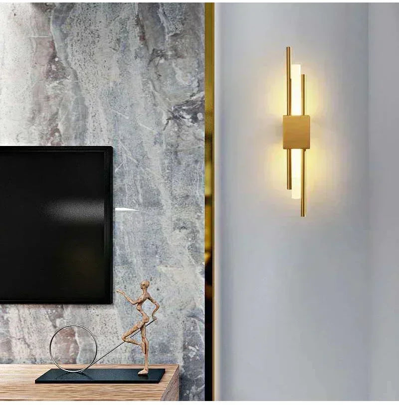 Nordic LED Wall Lamp – Black, Gold or White 6W