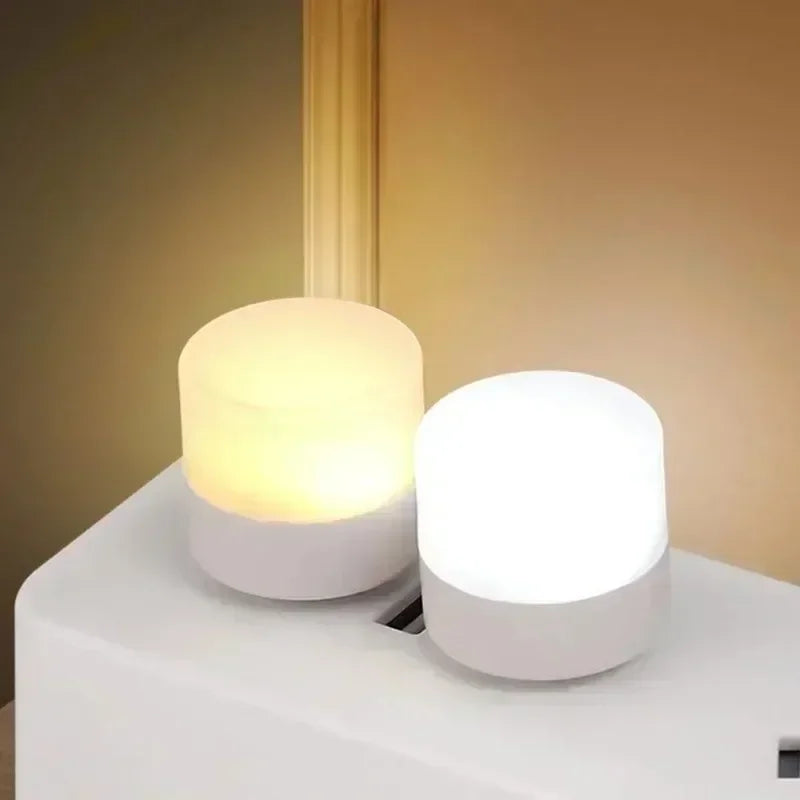 Mini USB LED Reading Light – Warm & Cool White Portable Lamp