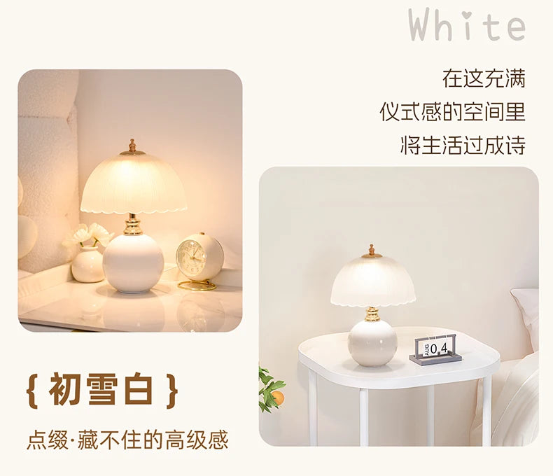 Wireless LED Filament Night Lamp – Rechargeable 3-Level Cordless