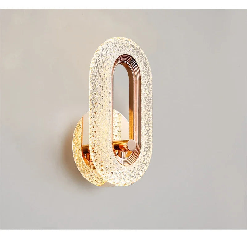 Nordic Gold LED Wall Lamp – 3 Colour Modes