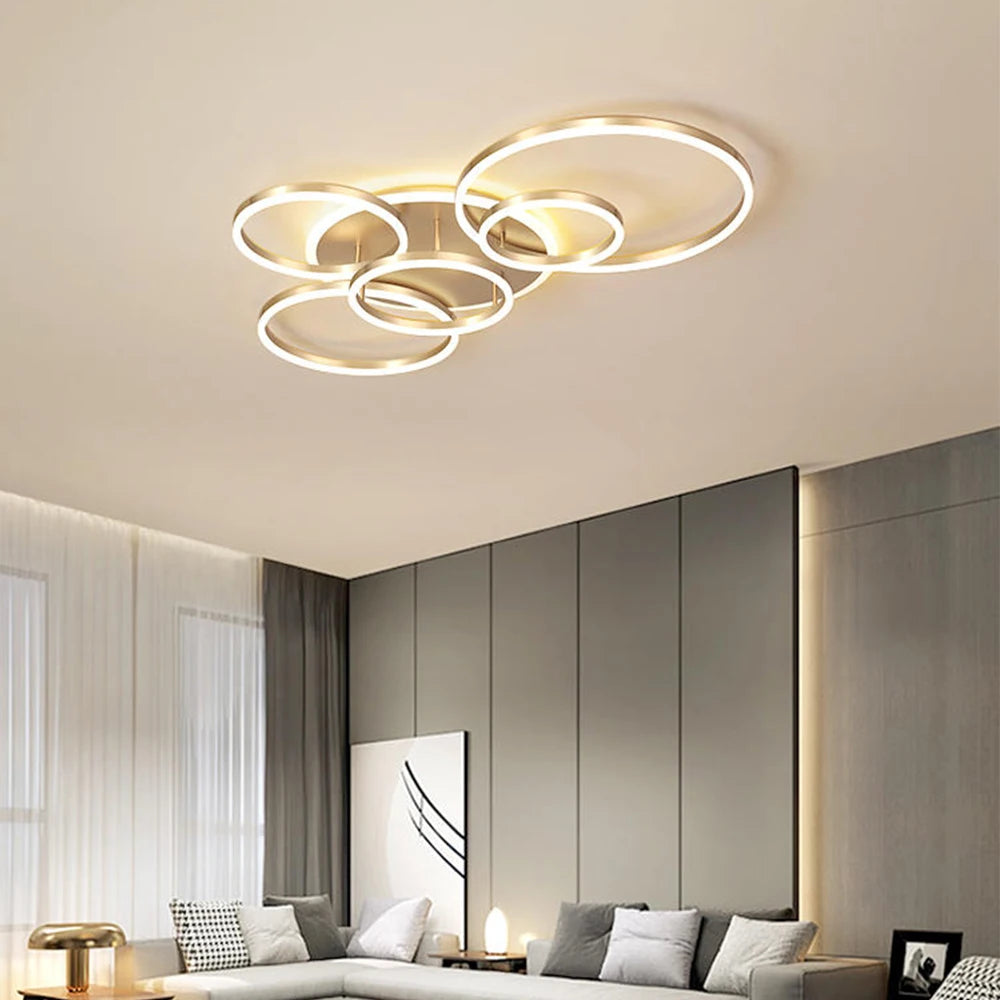Dimmable LED Ceiling Lamp – Remote Control 5 Sizes