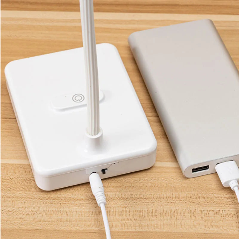 Foldable LED Desk Lamp – 3-Level Dimmable USB Rechargeable