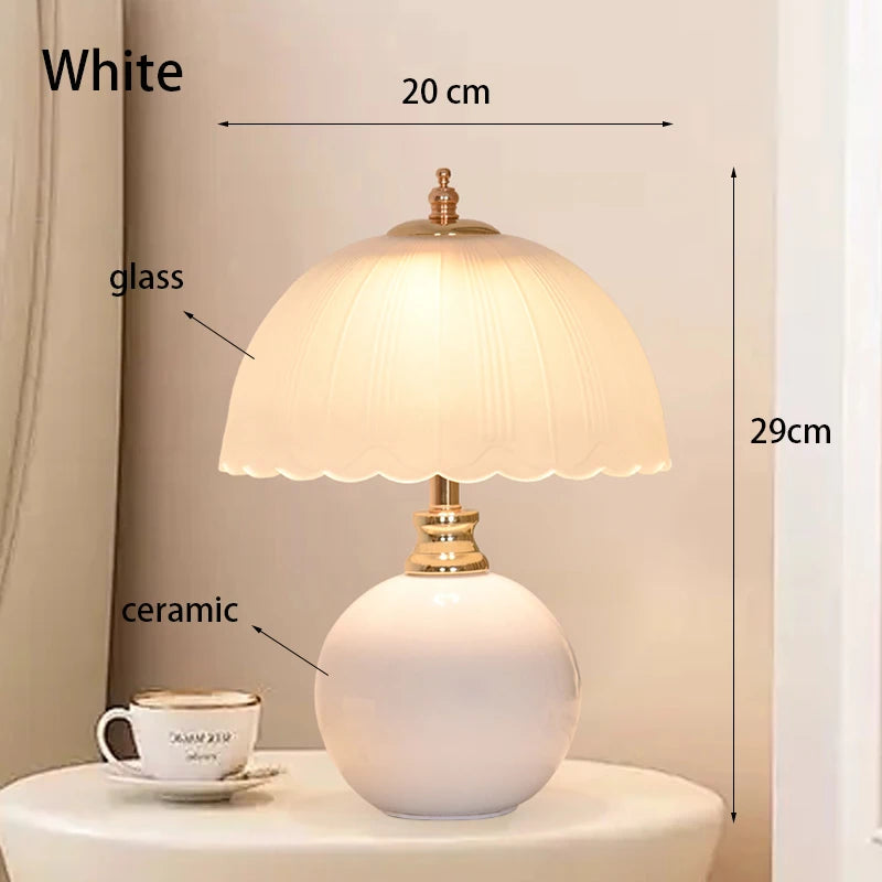 Wireless LED Filament Night Lamp – Rechargeable 3-Level Cordless