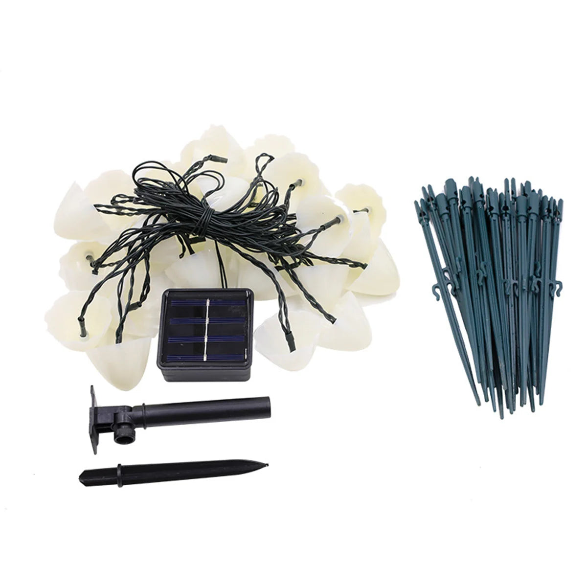 Mushroom Solar Lights Solar Powered Walkway Outdoor Waterproof Street Light Yard Stake Landscape String Led Pathway Patio Ground