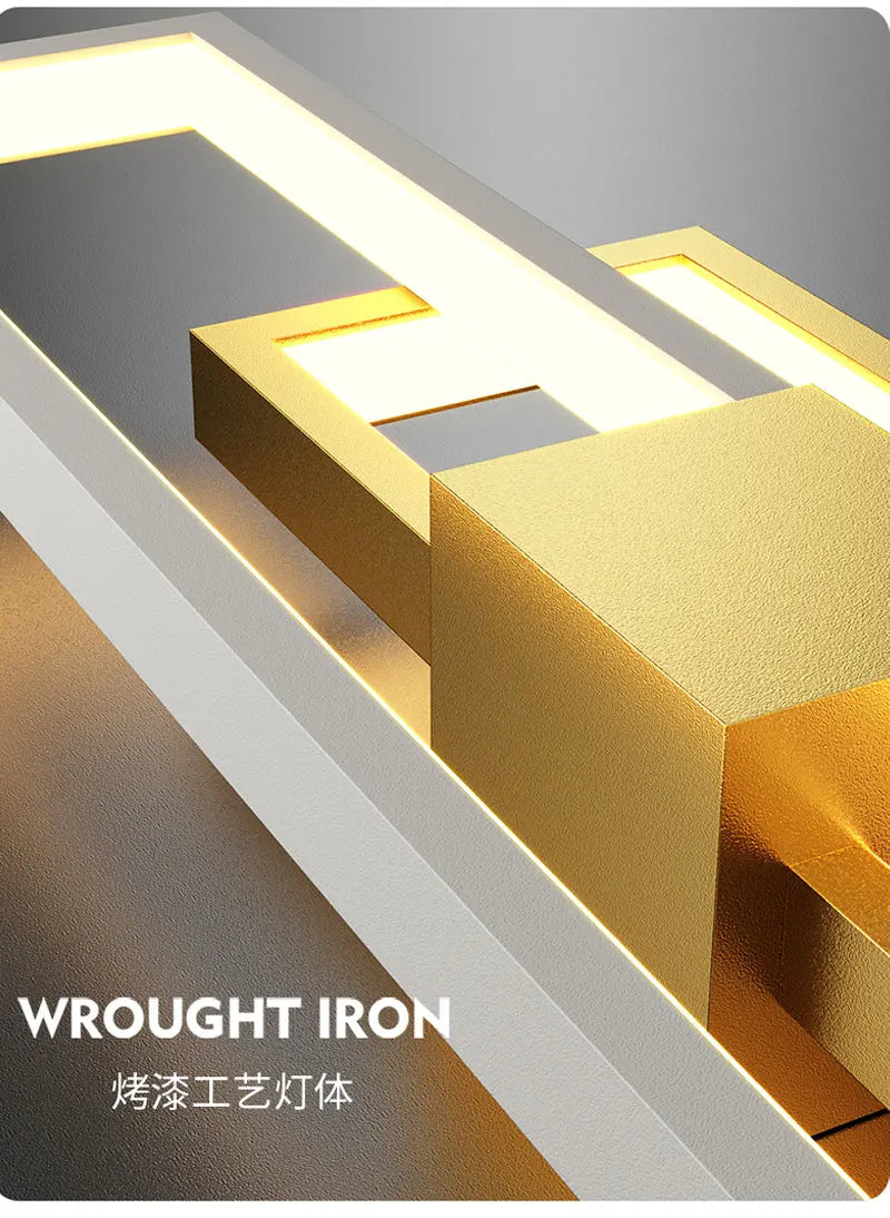 Modern LED Wall Lamp – Black, Gold or White