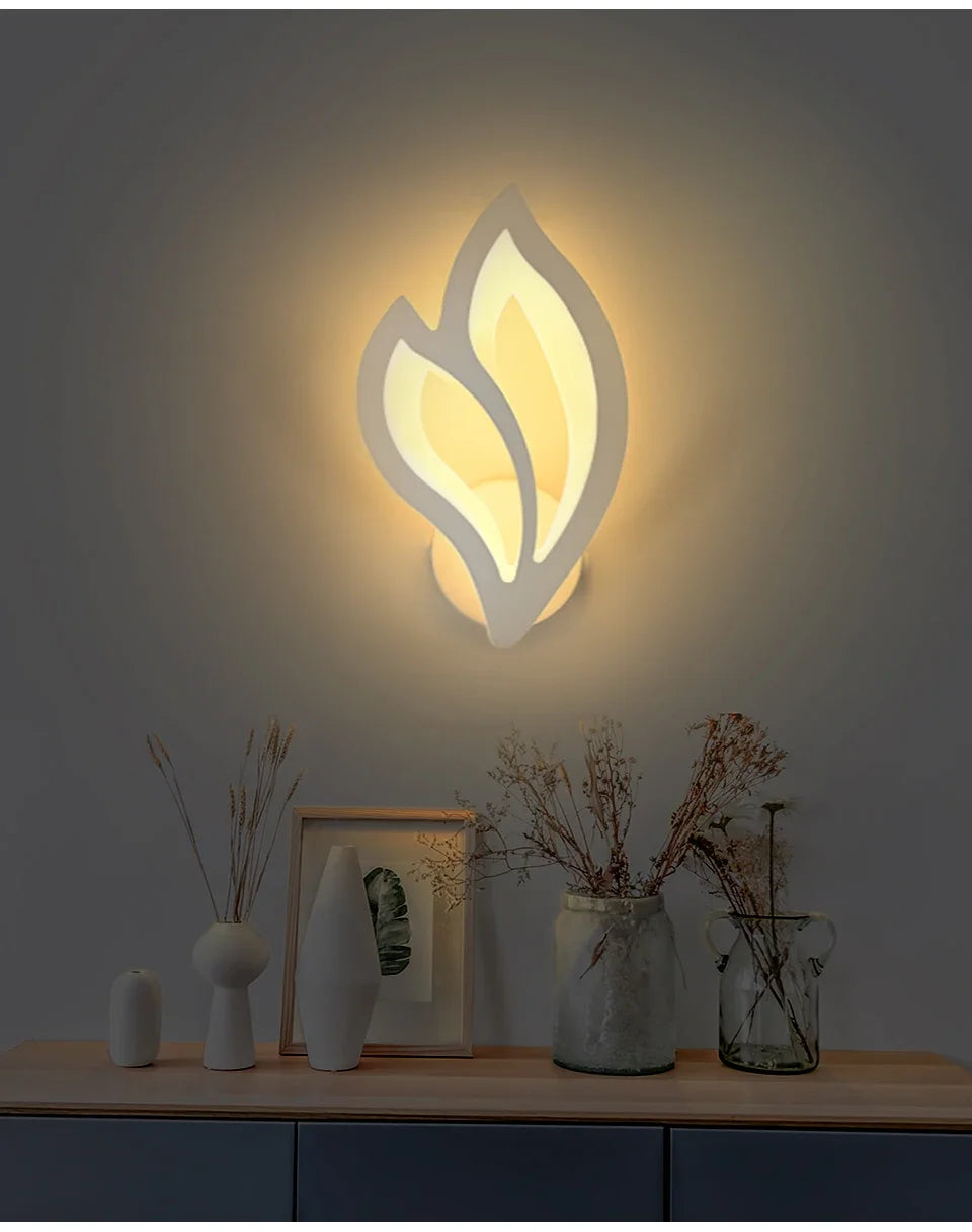 Modern LED Wall Lamp – Touch Switch White