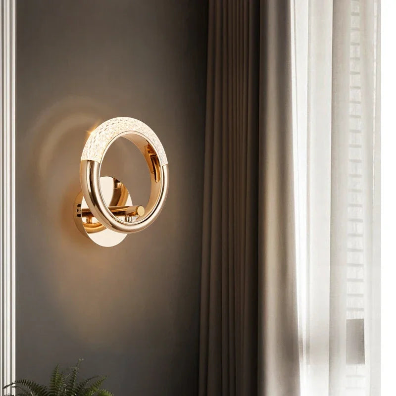 Nordic Gold LED Wall Lamp – 3 Colour Modes