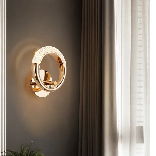 Nordic Gold LED Wall Lamp – 3 Colour Modes