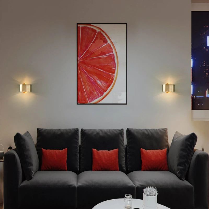 Nordic Gold LED Wall Lamp – E27 Warm White