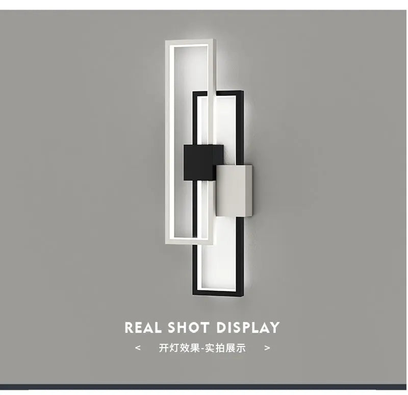Modern LED Wall Lamp – Black, Gold or White
