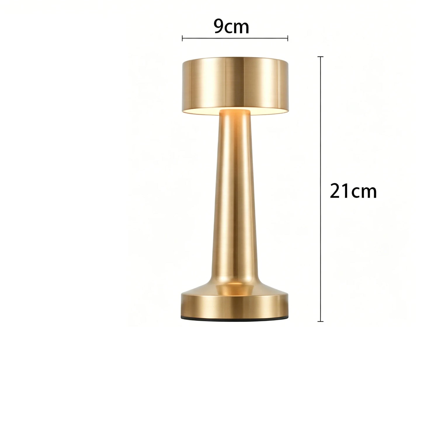 Wireless LED Table Lamp – Touch Dimming 3-Level Rechargeable