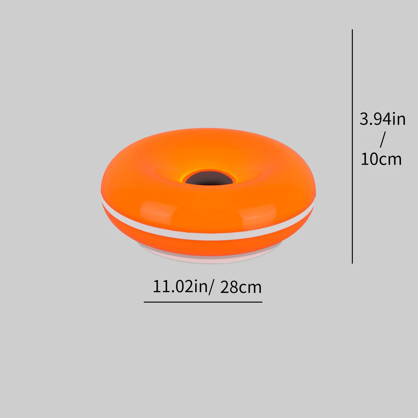 Doughnut Ring LED Table Lamp – Rechargeable Touch Ambient Light