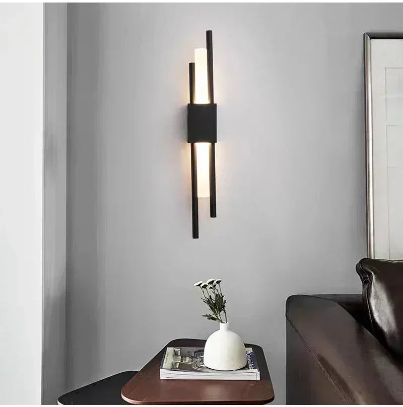 Nordic LED Wall Lamp – Black, Gold or White 6W