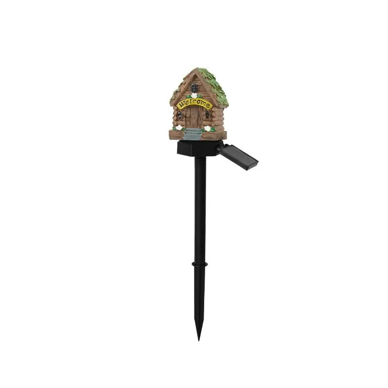 New LED Cartoon Creative Mushroom Lamp Outdoor Waterproof Atmosphere Decorative Floor Plug in Light Solar Garden Landscape Light