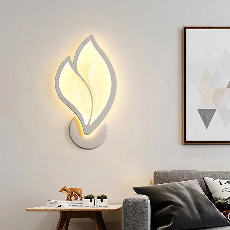 Modern LED Wall Lamp – Touch Switch White