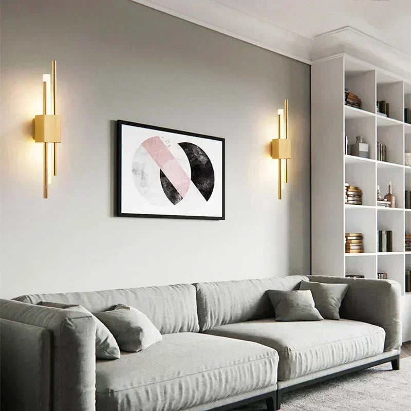Nordic LED Wall Lamp – Black, Gold or White 6W