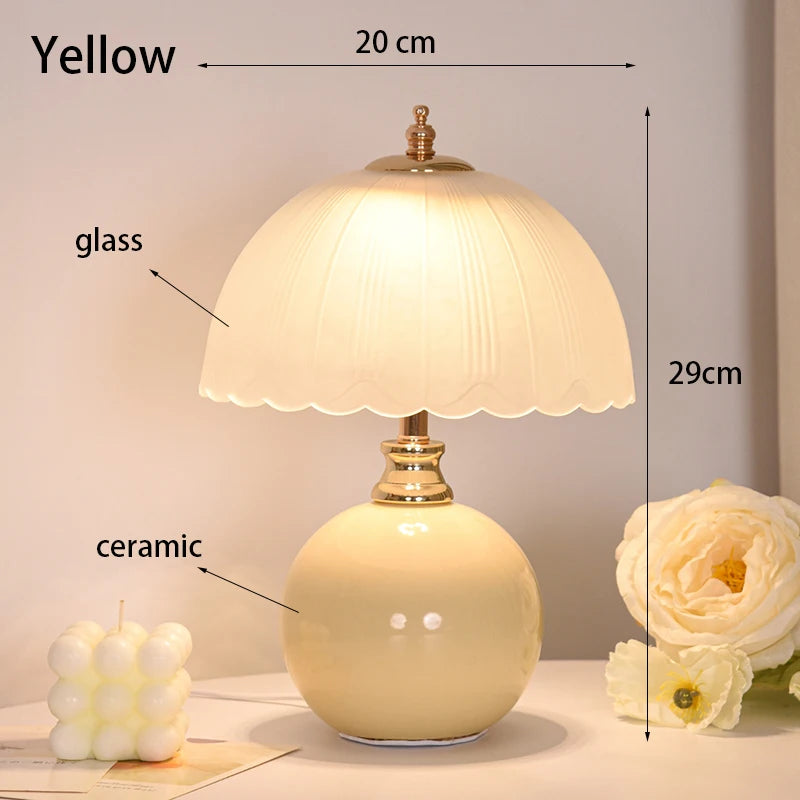 Wireless LED Filament Night Lamp – Rechargeable 3-Level Cordless