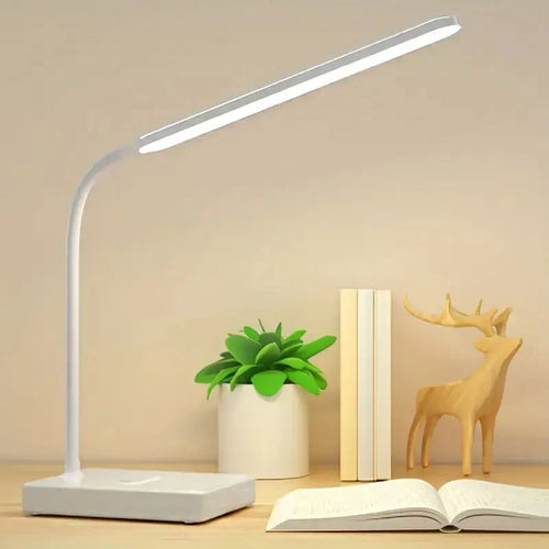 Foldable LED Desk Lamp – 3-Level Dimmable USB Rechargeable