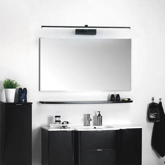 LED Bathroom Vanity Lamp – Touch Switch Black White
