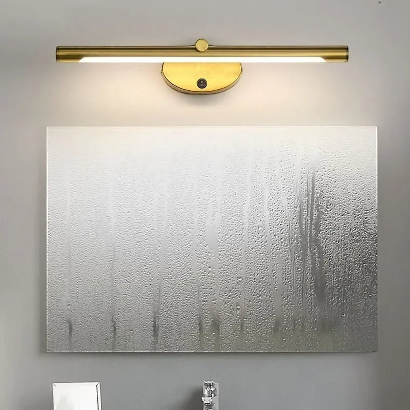 LED Bathroom Mirror Lamp – Touch Switch Black Gold