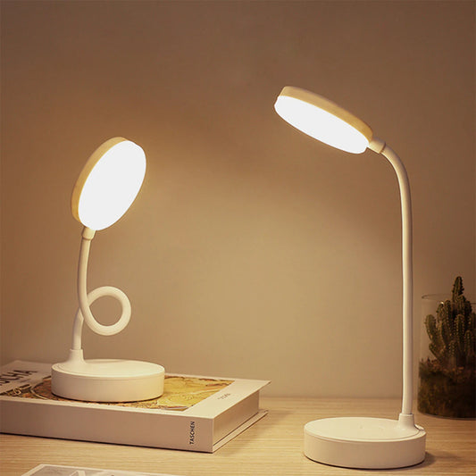 Foldable LED Desk Lamp – 3-Level Dimmable USB Rechargeable Light