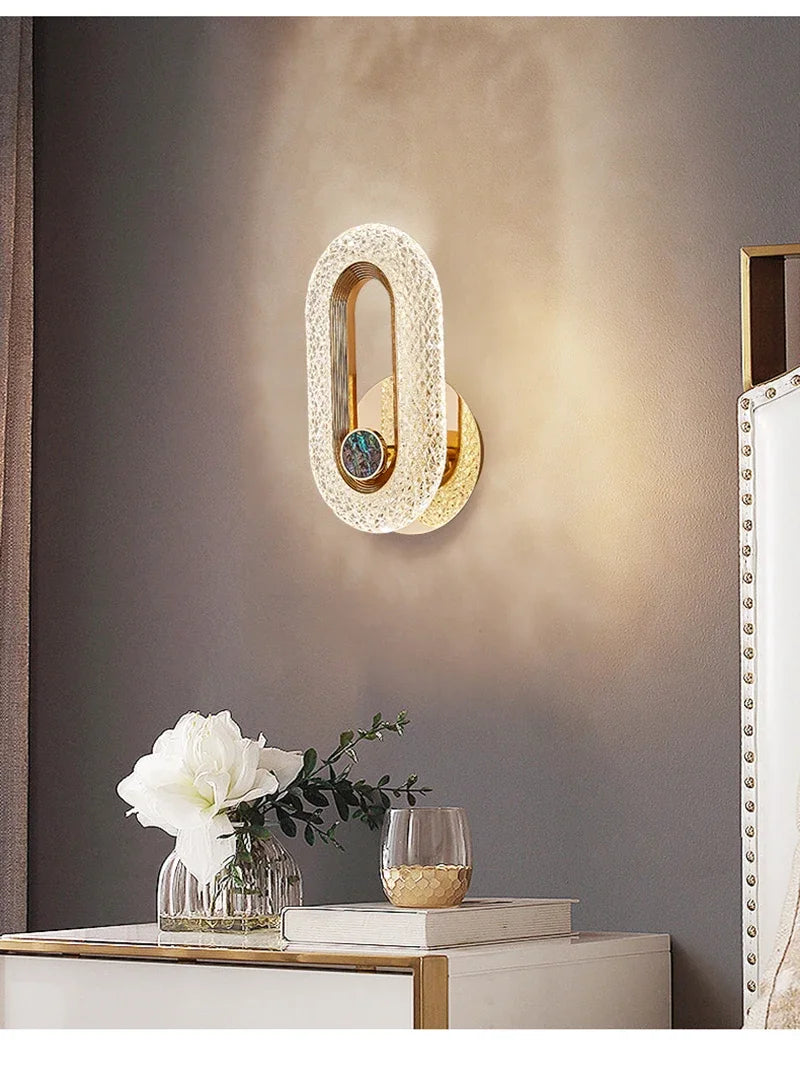 Nordic Gold LED Wall Lamp – 3 Colour Modes