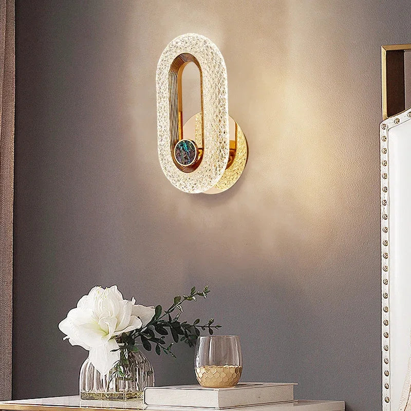 Nordic Gold LED Wall Lamp – 3 Colour Modes
