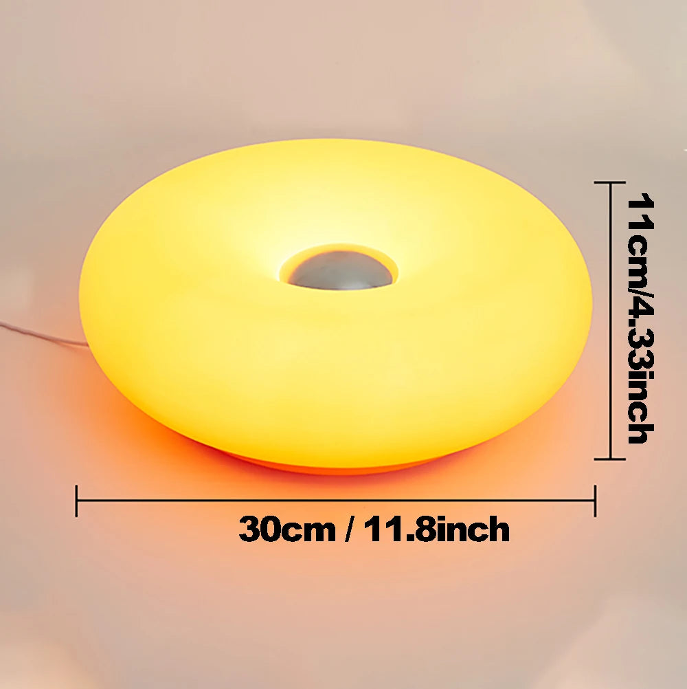 Doughnut Ring LED Table Lamp – Rechargeable Touch Ambient Light