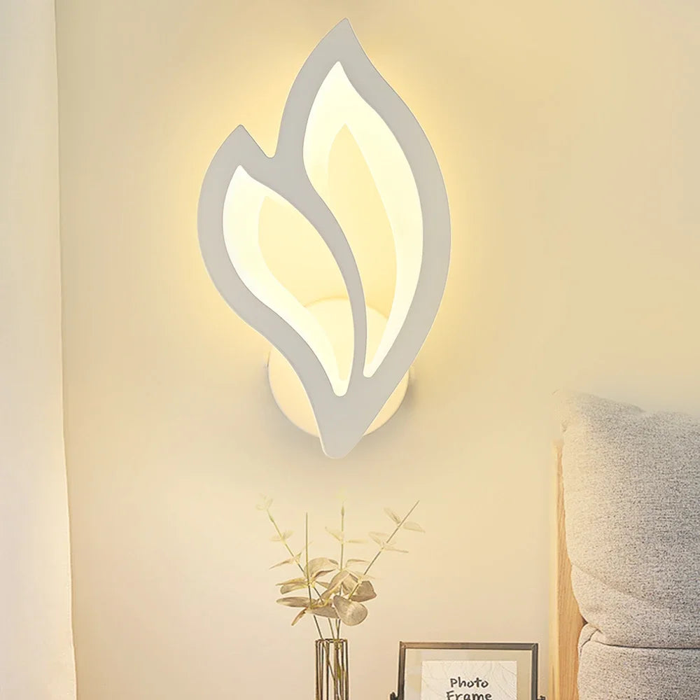 Modern LED Wall Lamp – Touch Switch White