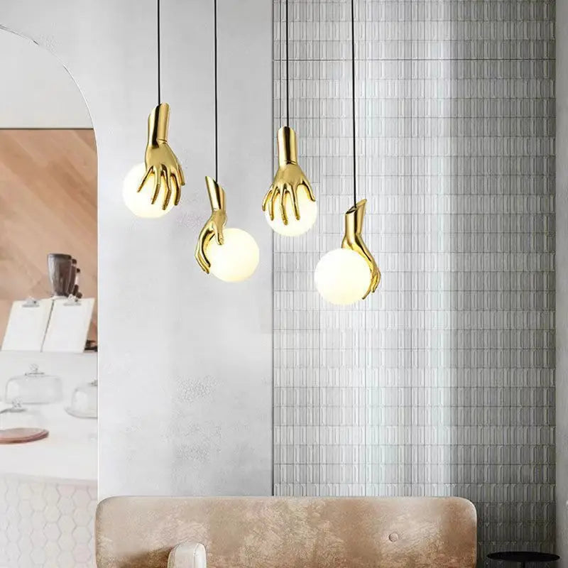 Gold LED Bedside Wall Lamp – Frosted Glass