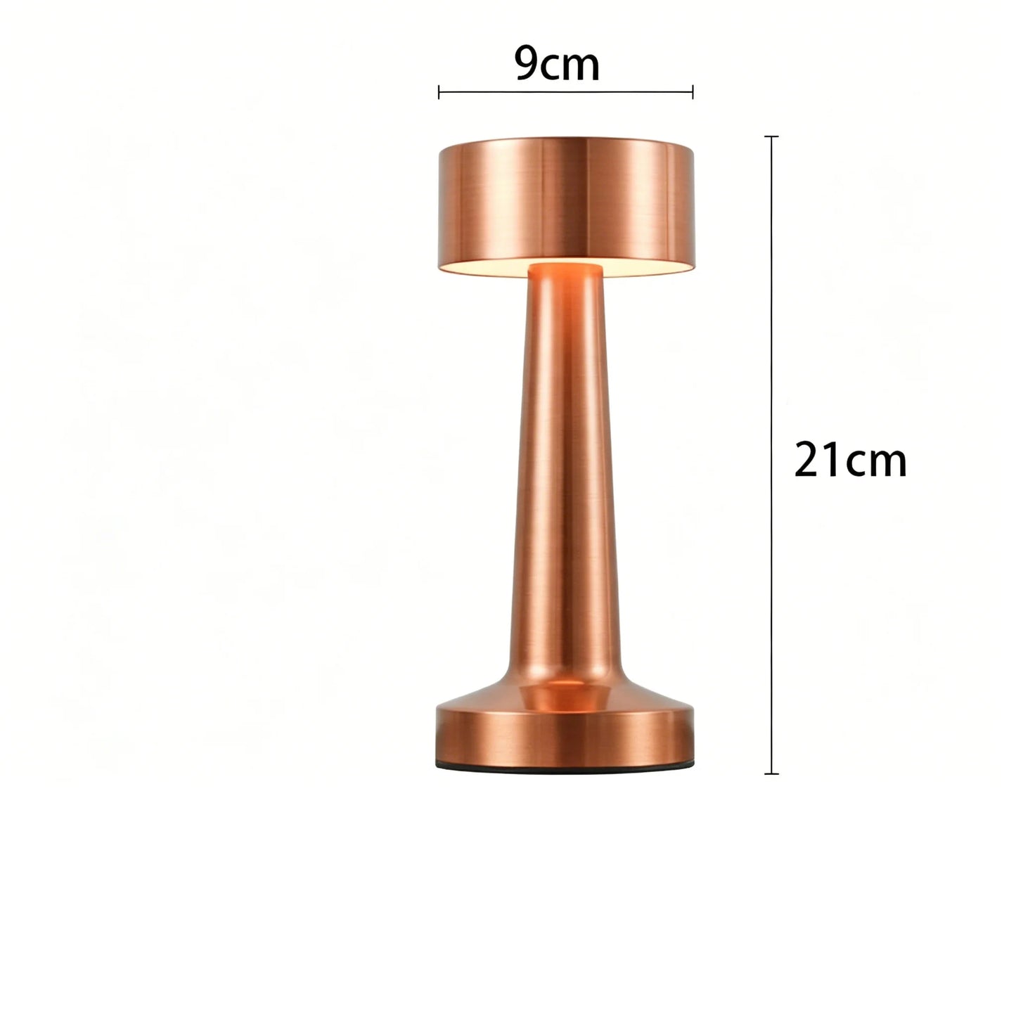 Wireless LED Table Lamp – Touch Dimming 3-Level Rechargeable