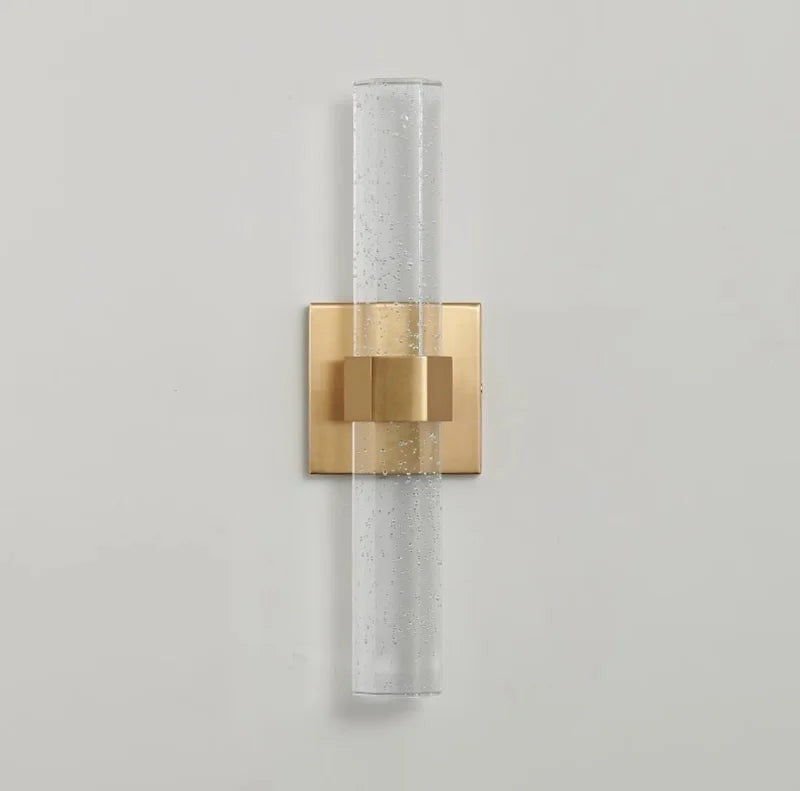 Marble LED Wall Lamp 12W – Gold & Natural Marble