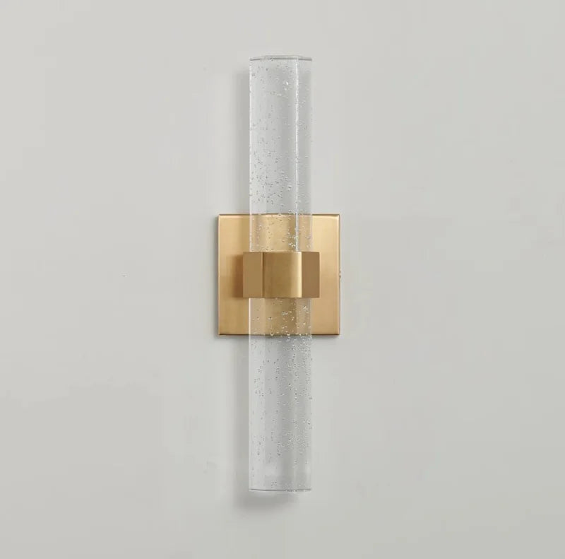 Marble LED Wall Lamp 12W – Gold & Natural Marble