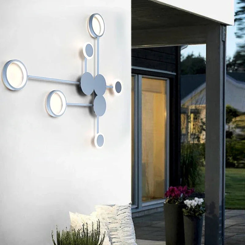 Nordic Minimalist Wall Lamp – E27 Iron Indoor